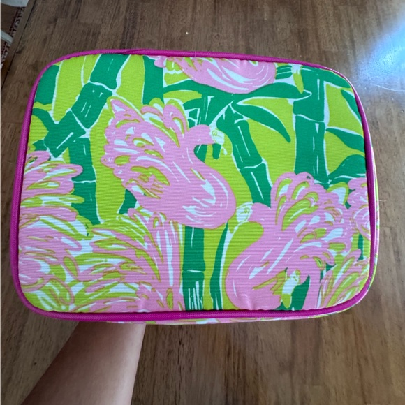 NWOT Lilly Pulitzer x Target Cosmetic Makeup Travel Train Case Fan Dance - Picture 15 of 16